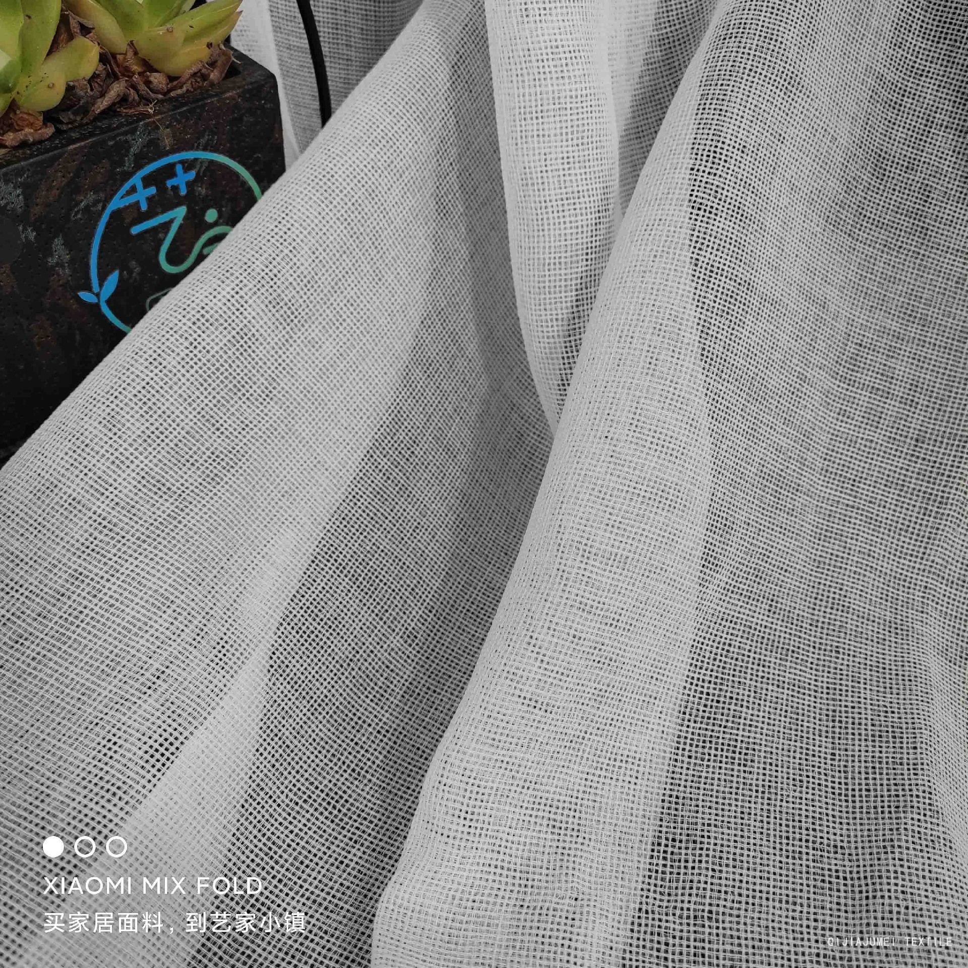 76GSM Sheer voile gauze fabric by rolls