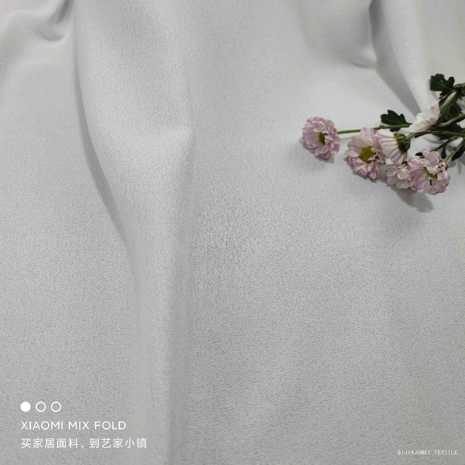 100GSM White polyester voile tulle fabric