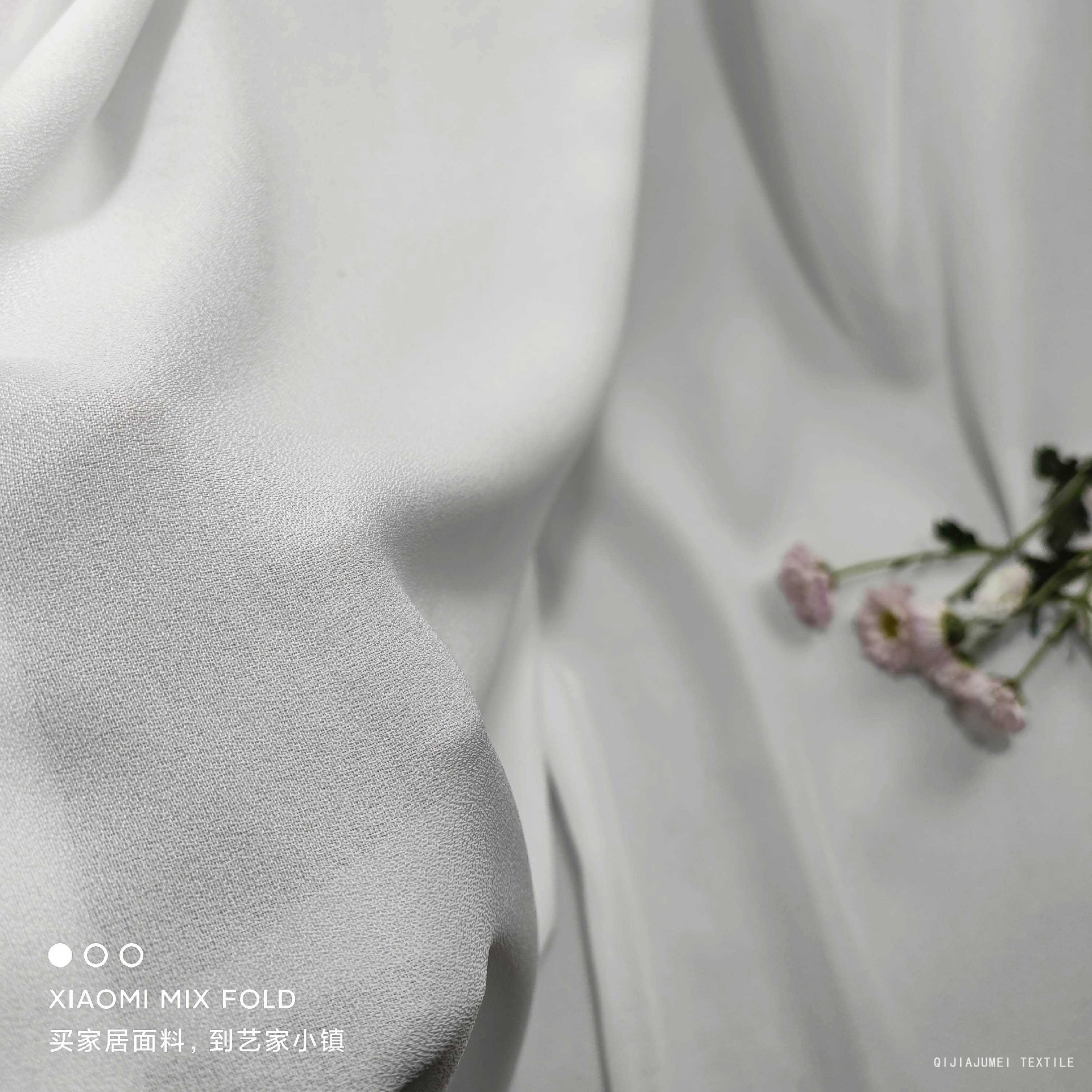 100GSM White polyester voile tulle fabric